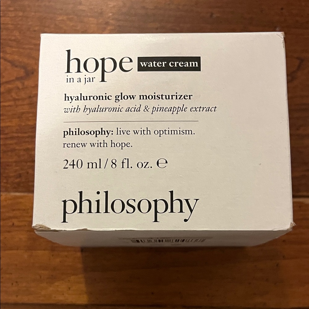 Philosophy Hope in a Jar Water Cream - with Hyaluronic Acid